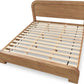 Kione Queen-size Acacia Wood Platform Bed in Lioness