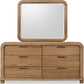 Kione Six Drawer Acacia Wood Dresser in Lioness