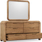 Kione Six Drawer Acacia Wood Dresser in Lioness