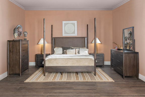 Koko Beveled Glass Wall or Dresser Mirror in Minx
