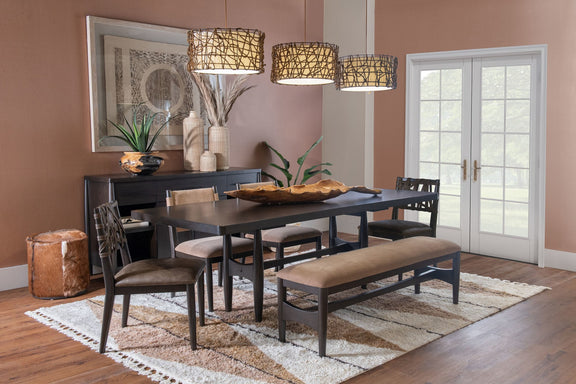 Koko Extendable Rectangular Dining Table in Minx