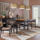 Koko Extendable Rectangular Dining Table in Minx