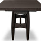 Koko Extendable Rectangular Dining Table in Minx