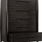 Koko Five Drawer Acacia Wood Chest in Minx