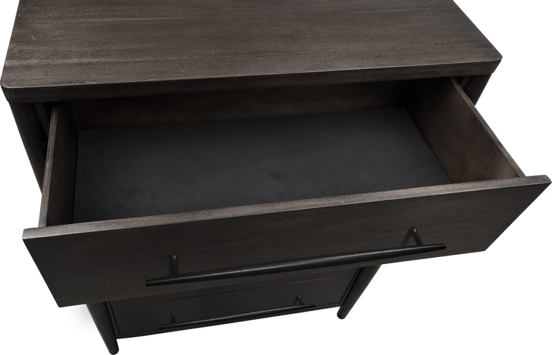 Koko Five Drawer Acacia Wood Chest in Minx