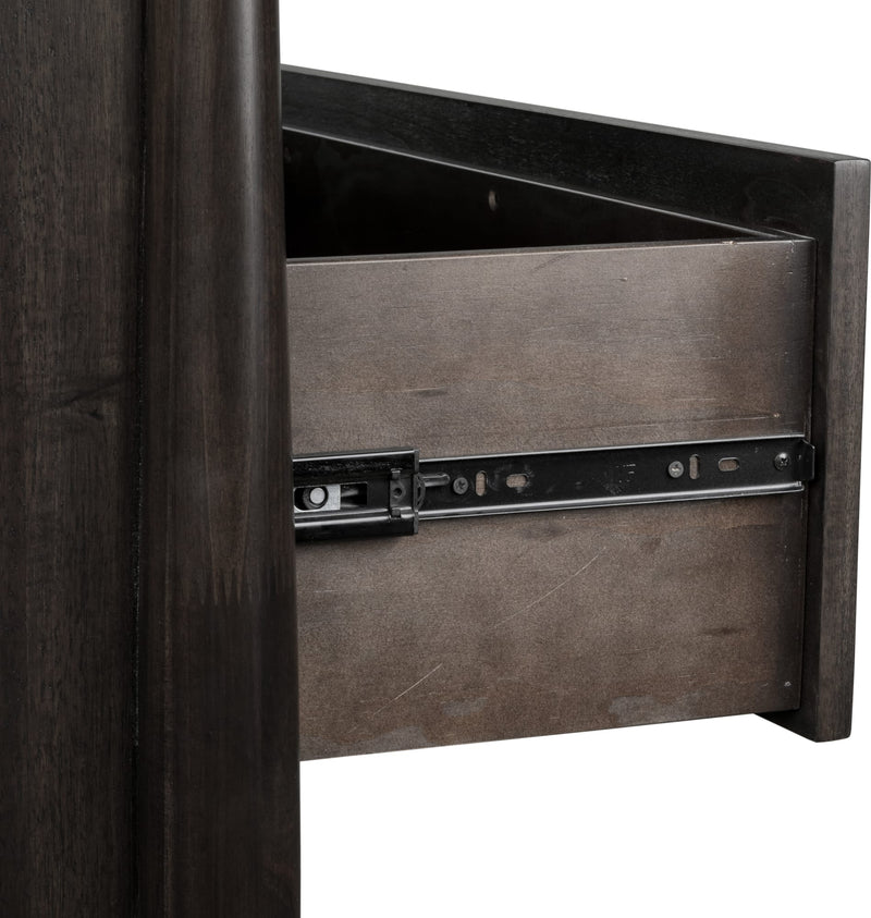 Koko Five Drawer Acacia Wood Chest in Minx
