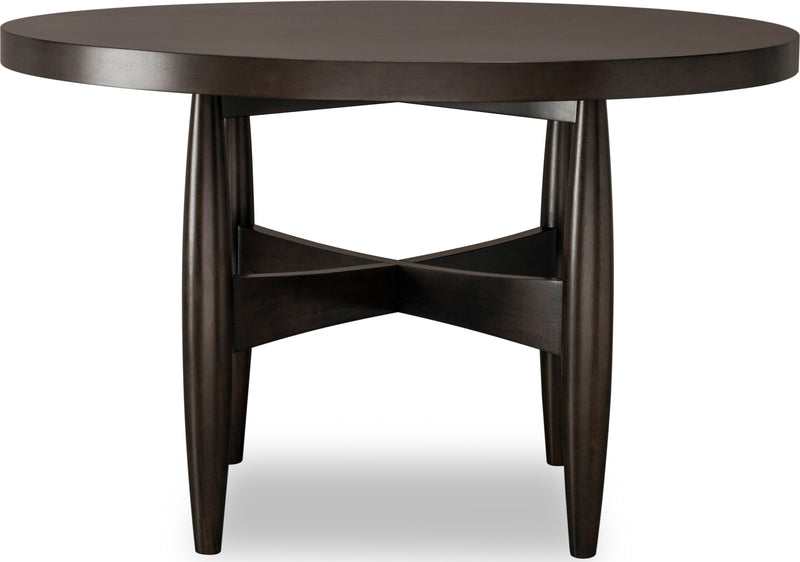 Koko Round Acacia Wood Dining Table in Minx