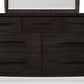 Koko Seven Drawer Acacia Wood Dresser in Minx