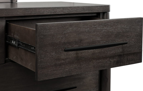 Koko Seven Drawer Acacia Wood Dresser in Minx