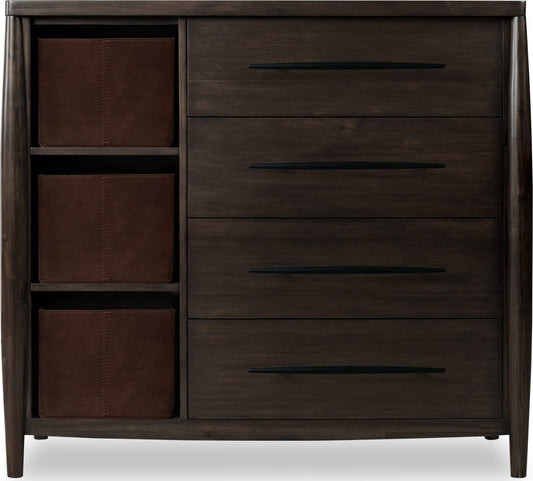 Koko Sweater Chest with Storage Bins in Minx