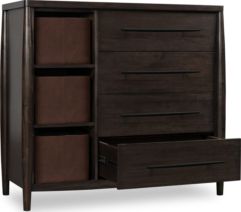 Koko Sweater Chest with Storage Bins in Minx