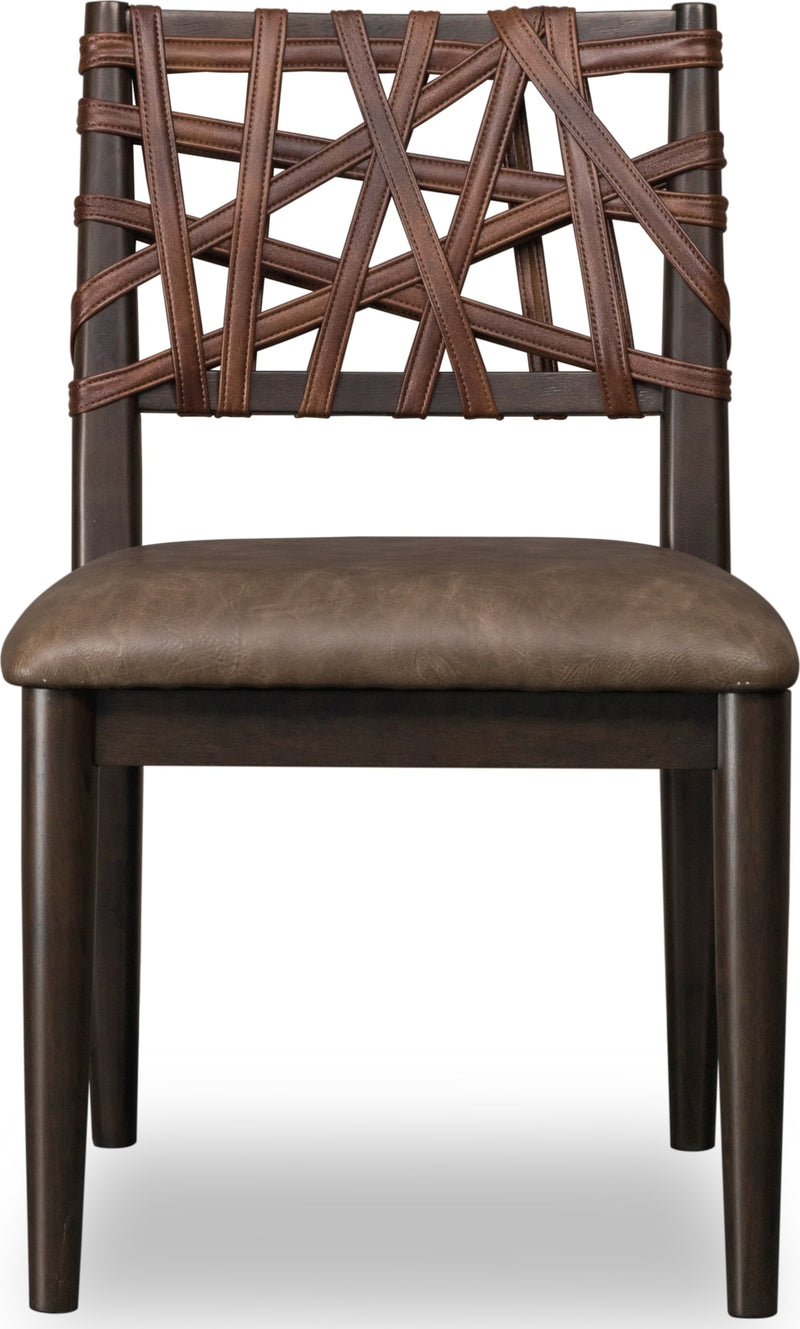 Koko Synthetic Leather Dining Chair in Minx