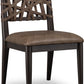 Koko Synthetic Leather Dining Chair in Minx