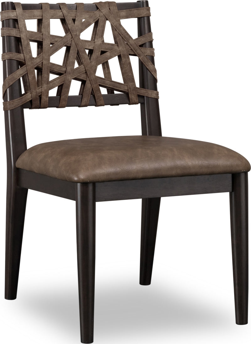 Koko Synthetic Leather Dining Chair in Minx