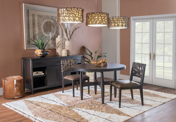 Koko Synthetic Leather Dining Chair in Minx