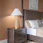 Koko Three Drawer Nightstand with Cord Management in Minx