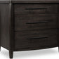 Koko Three Drawer Nightstand with Cord Management in Minx