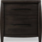 Koko Two Drawer Nightstand with Cord Management in Minx