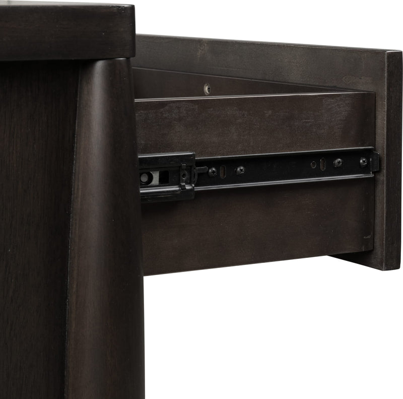 Koko Two Drawer Nightstand with Cord Management in Minx