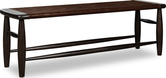 Koko Upholstered Bench in Minx
