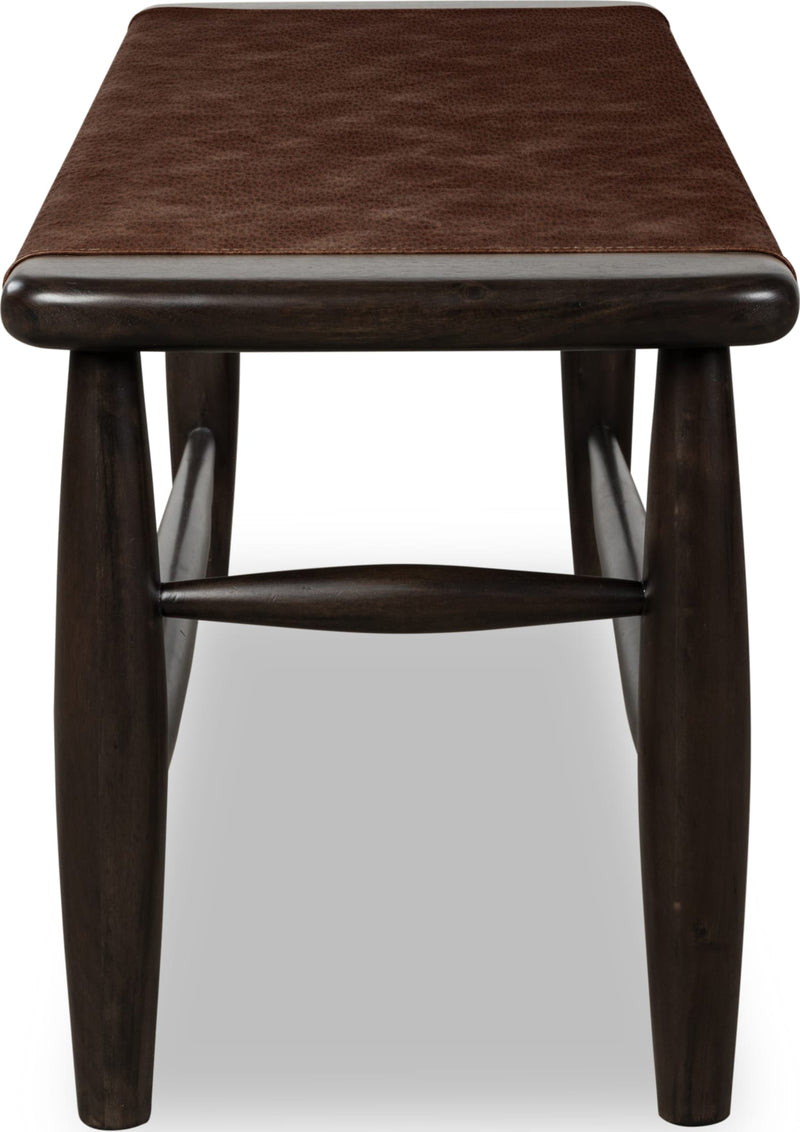 Koko Upholstered Bench in Minx
