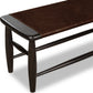 Koko Upholstered Bench in Minx