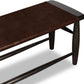Koko Upholstered Bench in Minx