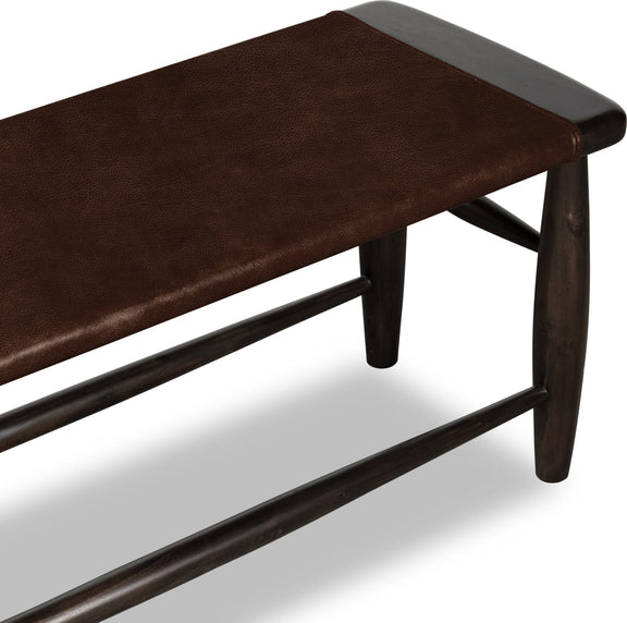 Koko Upholstered Bench in Minx