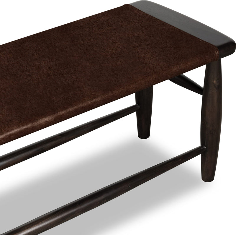 Koko Upholstered Bench in Minx