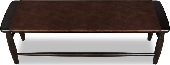 Koko Upholstered Bench in Minx