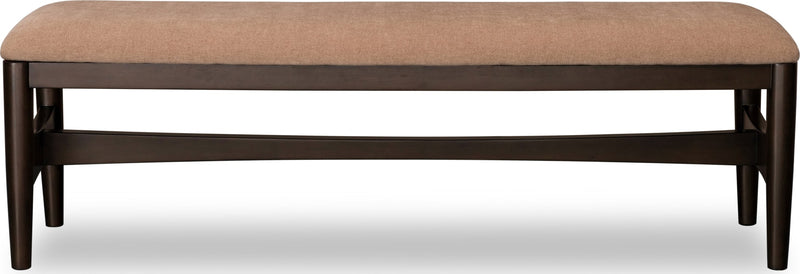 Koko Upholstered Dining Bench in Minx