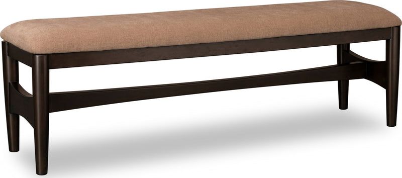 Koko Upholstered Dining Bench in Minx