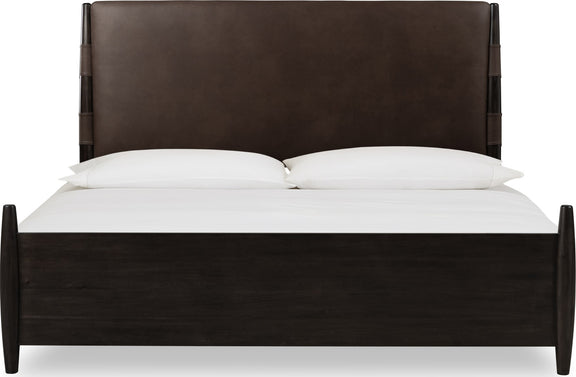 Koko King-size Upholstered Panel Bed in Minx