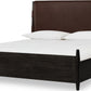 Koko King-size Upholstered Panel Bed in Minx