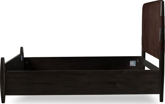Koko King-size Upholstered Panel Bed in Minx