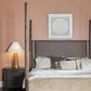 Koko California King-size Upholstered Poster Bed in Minx