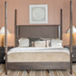 Koko California King-size Upholstered Poster Bed in Minx
