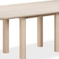 Liv Ash Wood Rectangular Dining Table in White Sand