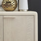 Liv Four Door Ash Wood Sideboard in White Sand