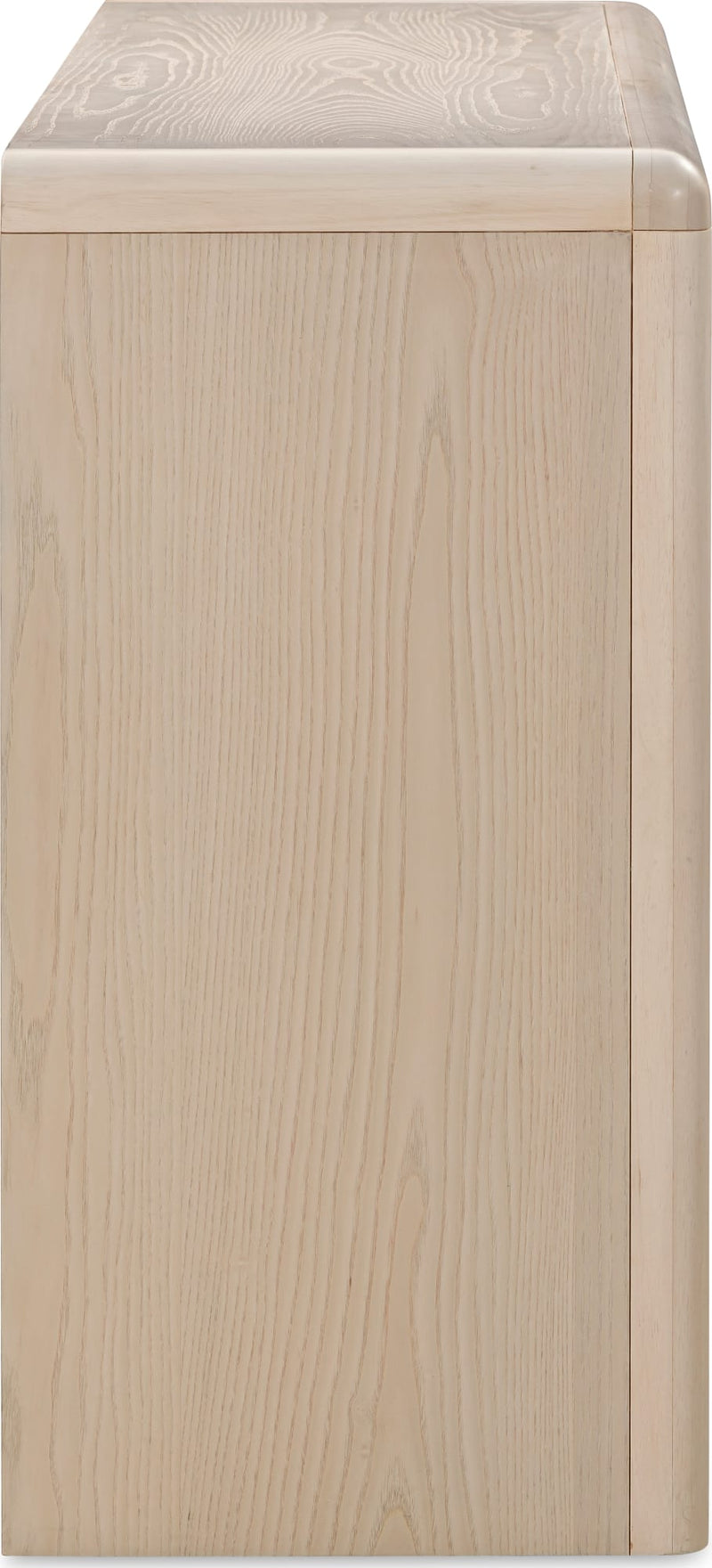 Liv Four Door Ash Wood Sideboard in White Sand