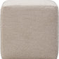 Liv Fully Upholstered Dining Ottoman in Brun Boucle