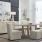 Liv Fully Upholstered Dining Ottoman in Brun Boucle