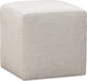 Liv Fully Upholstered Dining Ottoman in Natural Linen