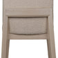 Liv Solid Wood Dining Chair in White Sand and Brun Boucle