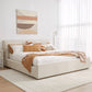 Louis Full-size Upholstered Platform Bed in Natural Linen (2026)