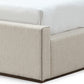 Louis Queen-size Upholstered Platform Bed in Natural Linen (2026)