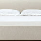 Louis King-size Upholstered Platform Bed in Natural Linen (2026)