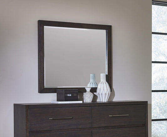 Lucerne Mirror in Vintage Coffee
