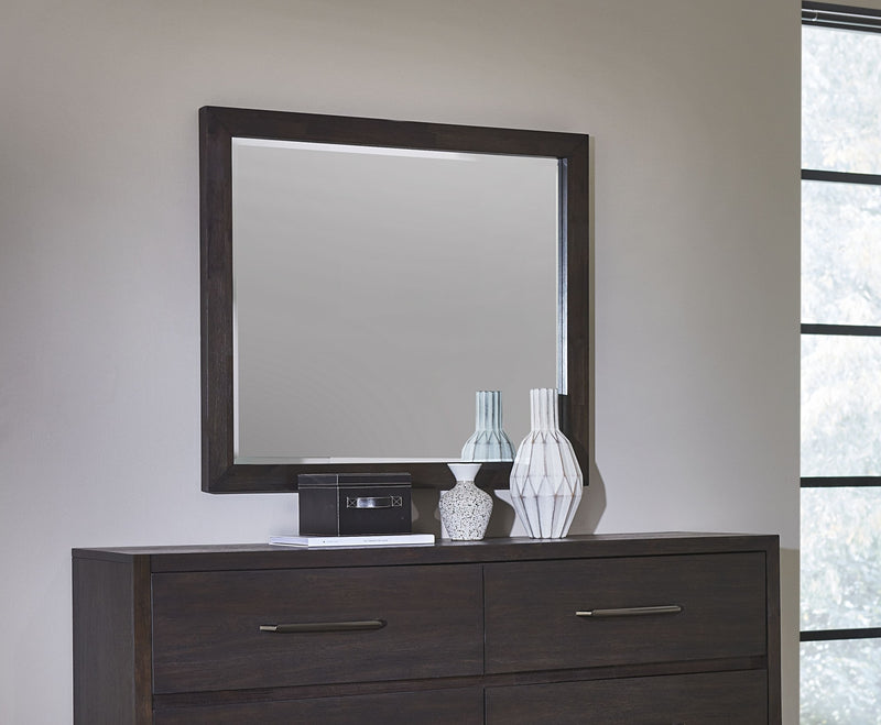 Lucerne Mirror in Vintage Coffee