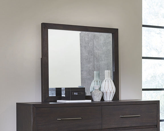 Lucerne Mirror in Vintage Coffee